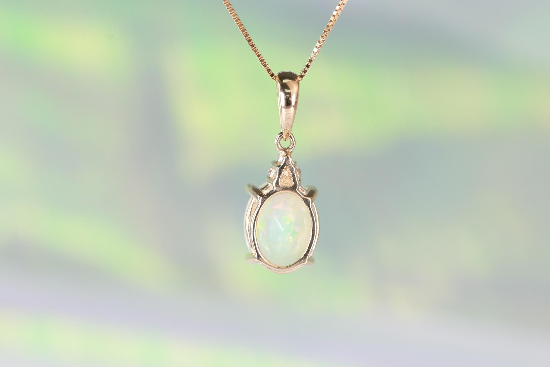 oval cut necklace