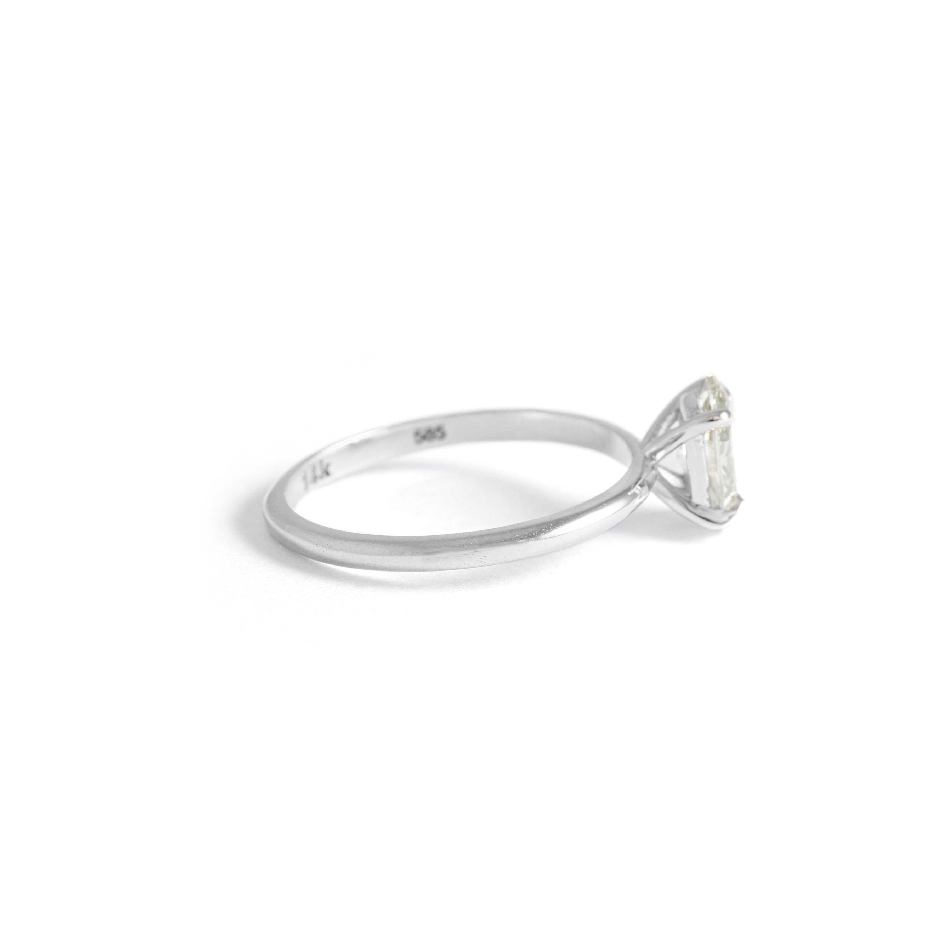 grey diamond engagement ring