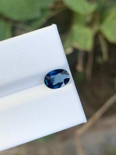 1.10 carati di zaffiro blu naturale sfuso di forma ovale