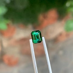 1.10 Carat Natural Loose Blueish Tourmaline Asscher Cut Gemstone