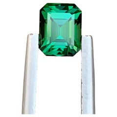 1.10 Carat Natural Loose Blueish Tourmaline Asscher Cut Gemstone