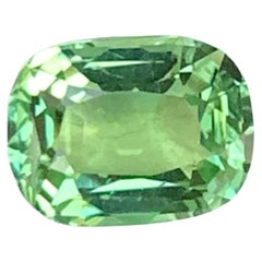 1.10 quilates de turmalina verde menta natural suelta talla cojín piedra preciosa afgana