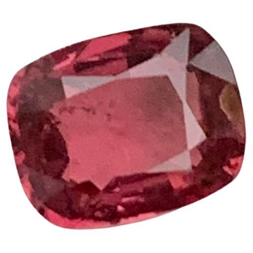 1.10 Carat Natural Loose Red Spinel Cushion Shape Gem For Ring