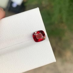 1.10 Carat Natural Loose Red Spinel Cushion Shape Gemstone