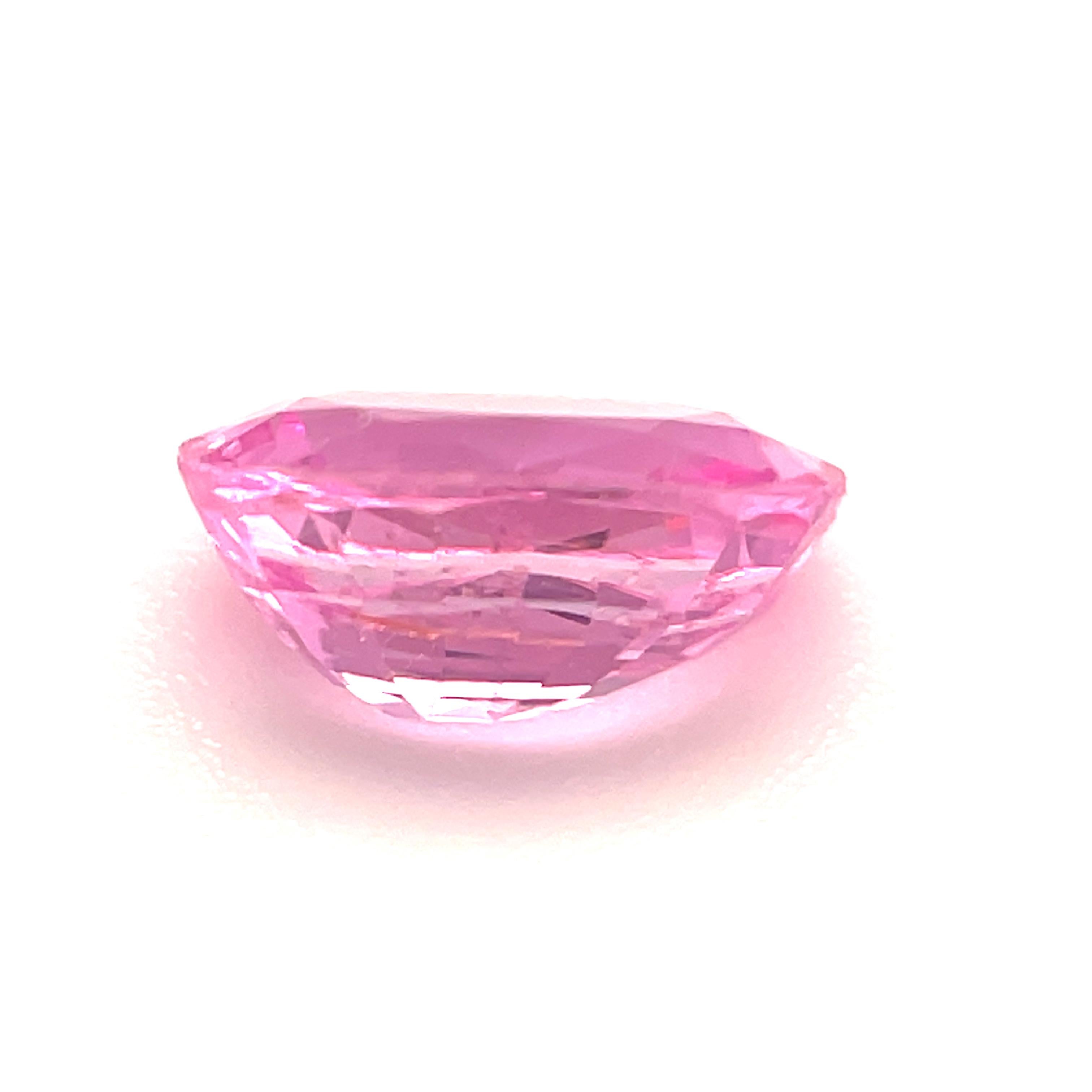 pink oval stone
