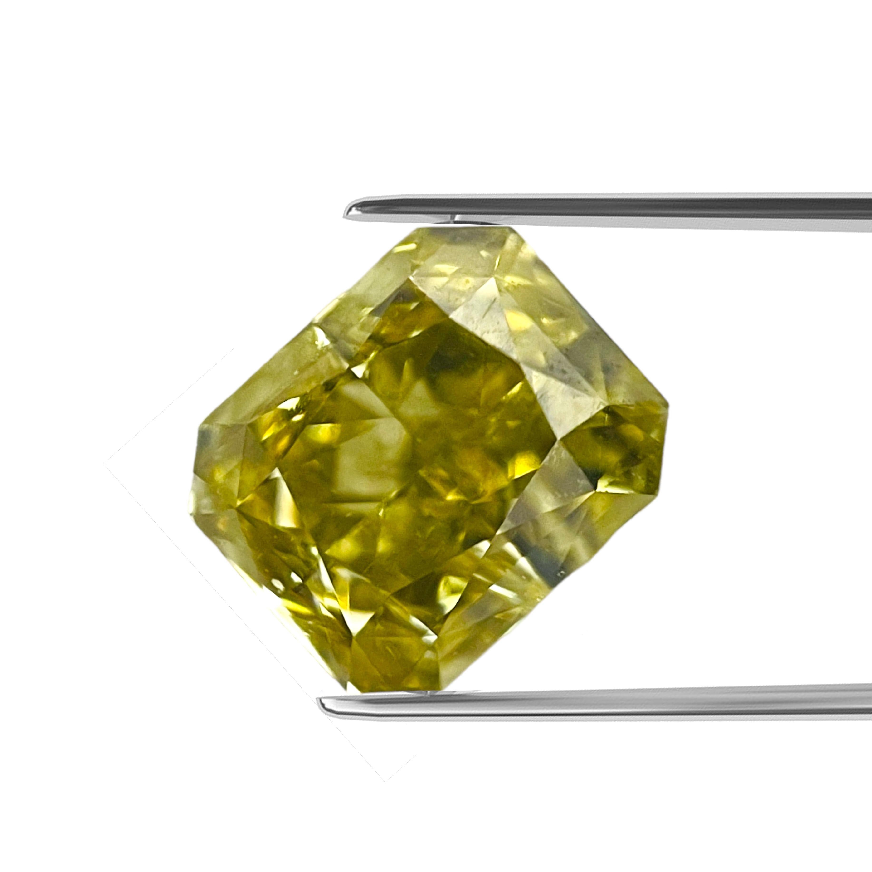 ITEM DESCRIPTION

ID #:	NYC55734
Stone Shape: CUT-CORENRED RECTANGULAR MODIFIED BRILLIANT 
Diamond Weight: 1.10ct
Clarity: VS2
Color: Fancy Brownish Yellow
Cut:	Excellent
Measurements: 6.27 x 5.21 x 3.67 mm
Depth %:	70.4%
Table %:	60%
Symmetry: Very