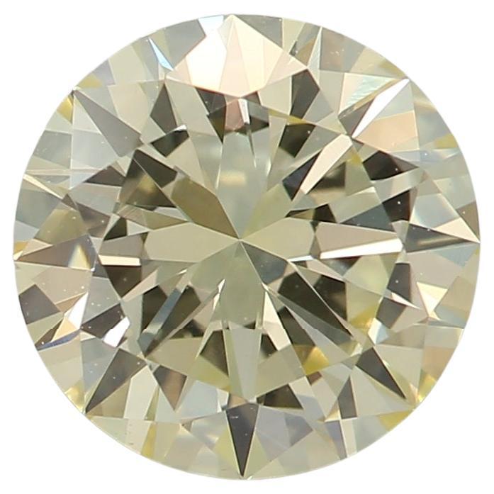 1.10 Carat Round cut diamond VS1 Clarity GIA Certified For Sale