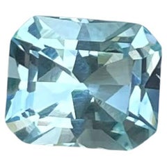 1.10 carats Aquamarine Stone Custom Precision Cut Natural Nigerian Gemstone