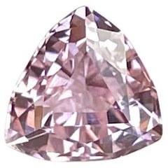 1.10 Carats Pink Loose Tourmaline Stone Trillion Cut Natural Afghani Gemstone