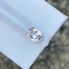 1.10 carats Pink Morganite Stone Cushion Cut Natural African Gemstone