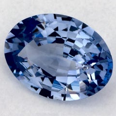 1.10 Ct Blue Sapphire Oval Loose Gemstone