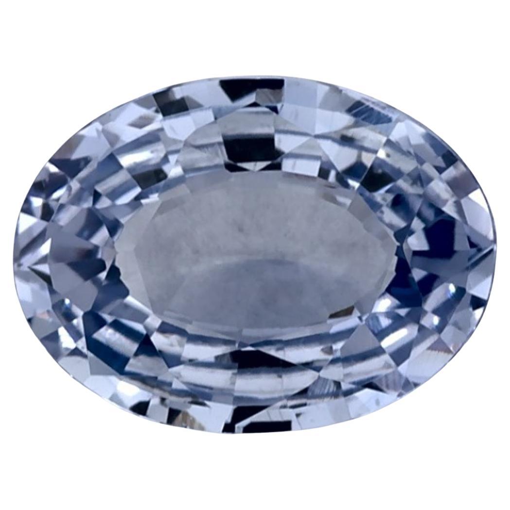 1.10 carati di zaffiro blu ovale sfuso in vendita