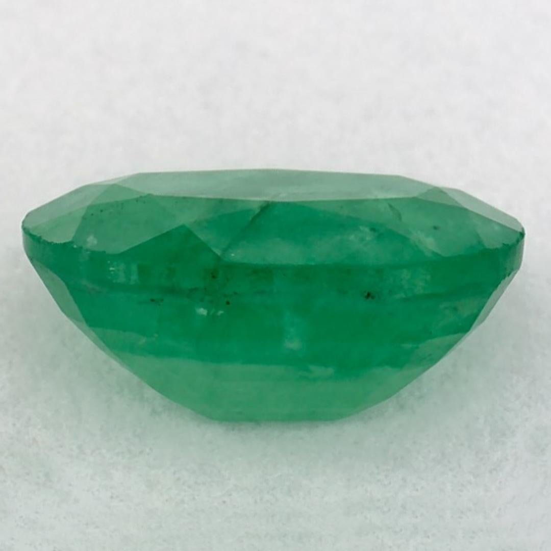 1.10 Karat Smaragd Oval Loser Edelstein im Zustand „Neu“ im Angebot in Fort Lee, NJ