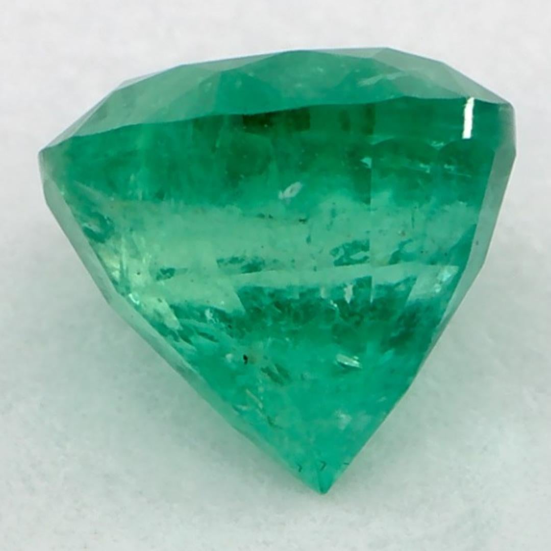 1.10 Ct Smaragd Runde Lose Edelstein im Zustand „Neu“ im Angebot in Fort Lee, NJ