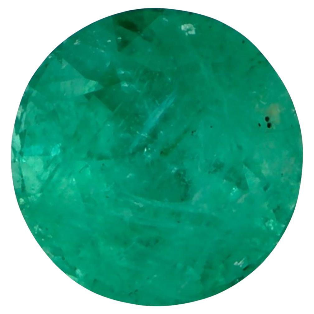 1.10 Ct Emerald Round Loose Gemstone