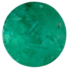 1.10 Ct Emerald Round Loose Gemstone