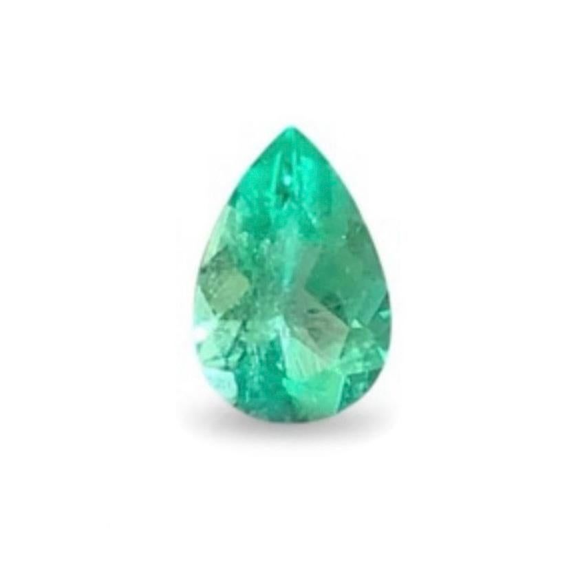 1,10 Karat GIA zertifiziert Natürlicher Smaragd Russland Kein Öl Auge sauber Qualität Edelstein im Angebot 3