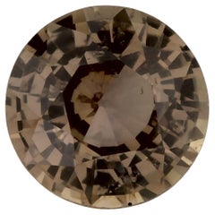 1.10 Ct Green Sapphire Round Loose Gemstone