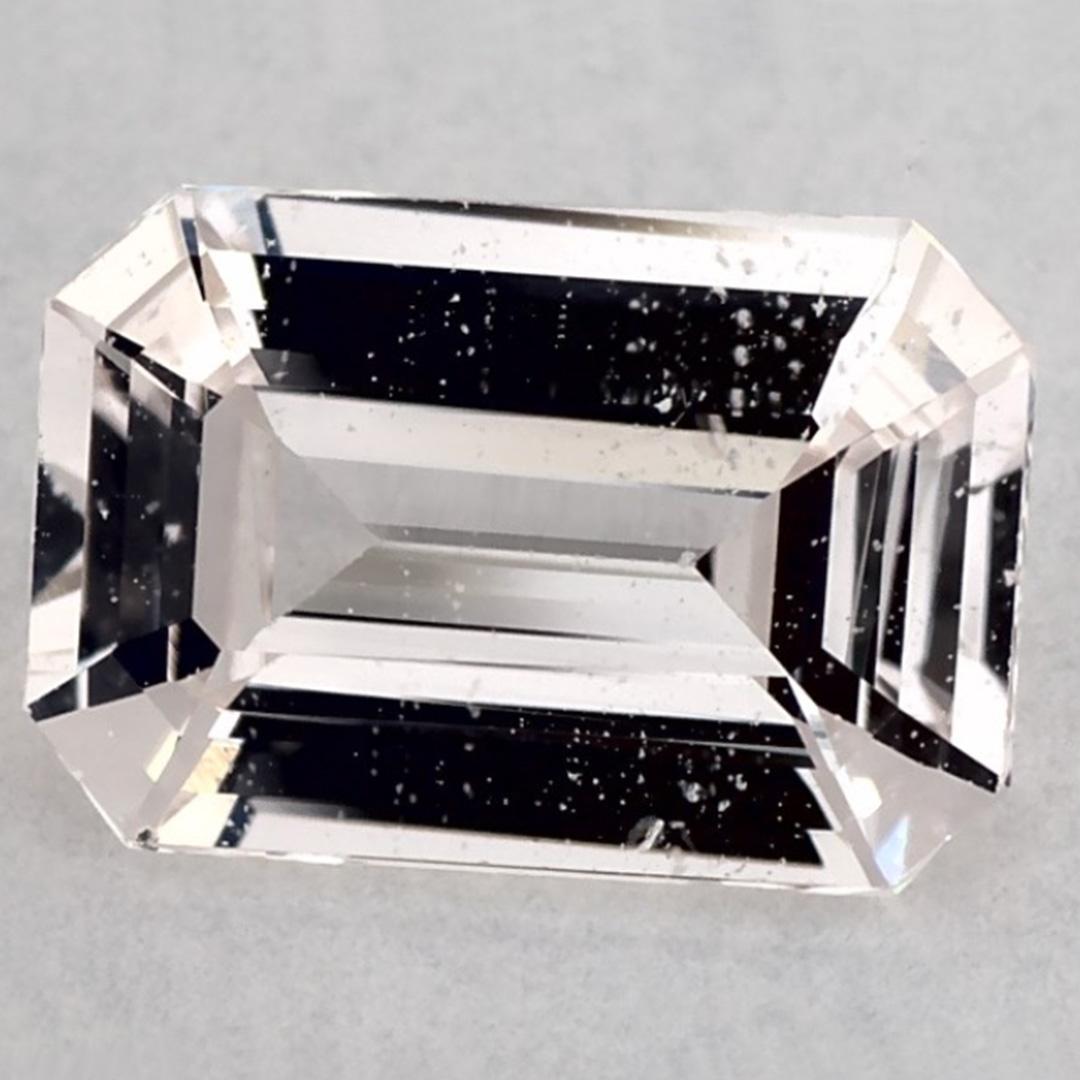 Octagon Cut 1.10 Ct Pink Sapphire Octagon Loose Gemstone For Sale