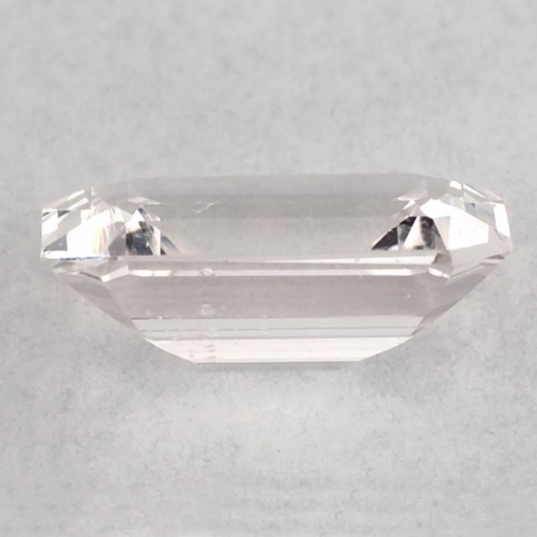 1.10 Ct Pink Sapphire Octagon Loose Gemstone In New Condition For Sale In Fort Lee, NJ