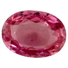 1.10 Ct Pink Sapphire Oval Loose Gemstone