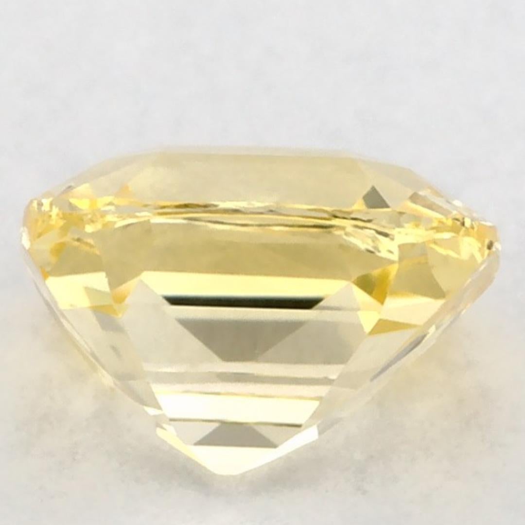 1.10 carati di zaffiro giallo a cuscino, gemma sciolta In condizioni Nuovo in vendita a Fort Lee, NJ