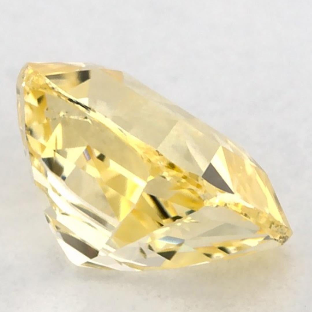 1.10 carati di zaffiro giallo a cuscino, gemma sciolta in vendita 1