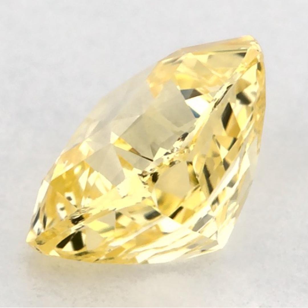 1.10 carati di zaffiro giallo a cuscino, gemma sciolta in vendita 3