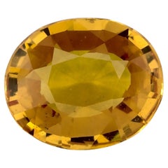 1.10 Ct Yellow Sapphire Oval Loose Gemstone