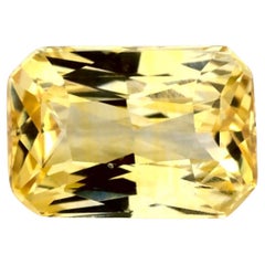 1.10 Ct Yellow Sapphire Radiant Loose Gemstone