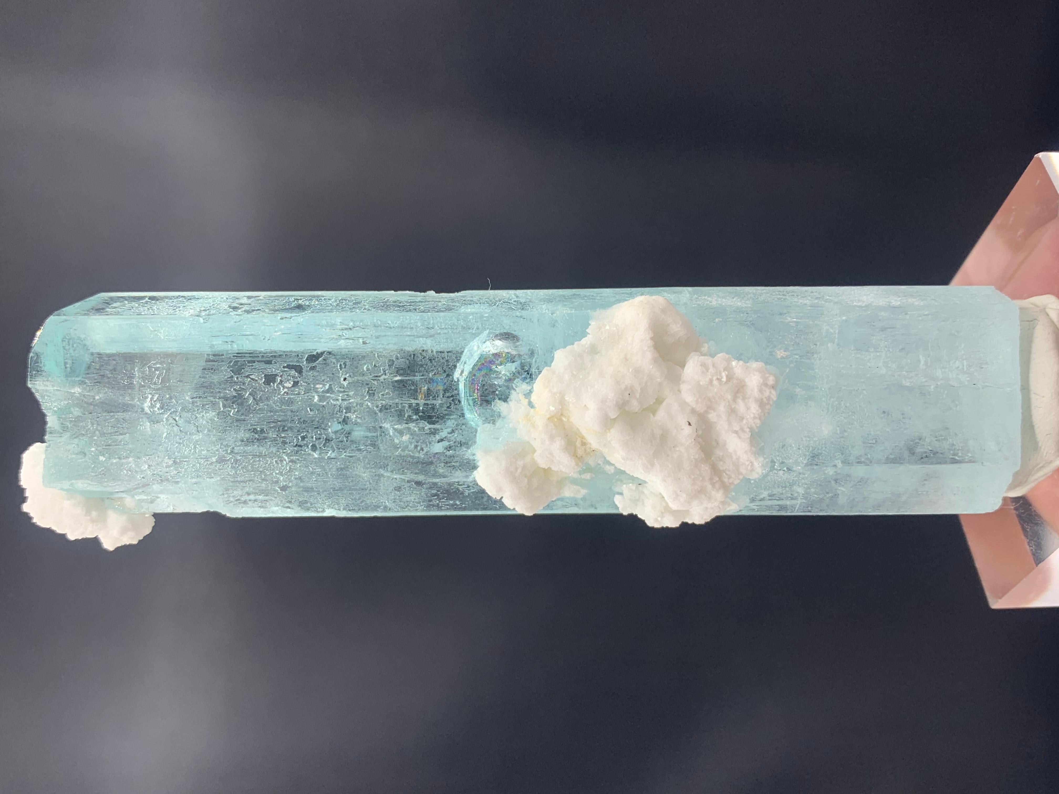 Adam Style 110 Gram Glamorous Aquamarine Specimen from Nagar Valley Gilgit, Pakistan  For Sale