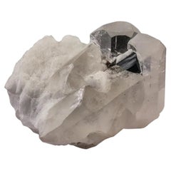 110 Gramm Paar Morganit-Kristalle mit Schorl auf Quarz aus Pakistan