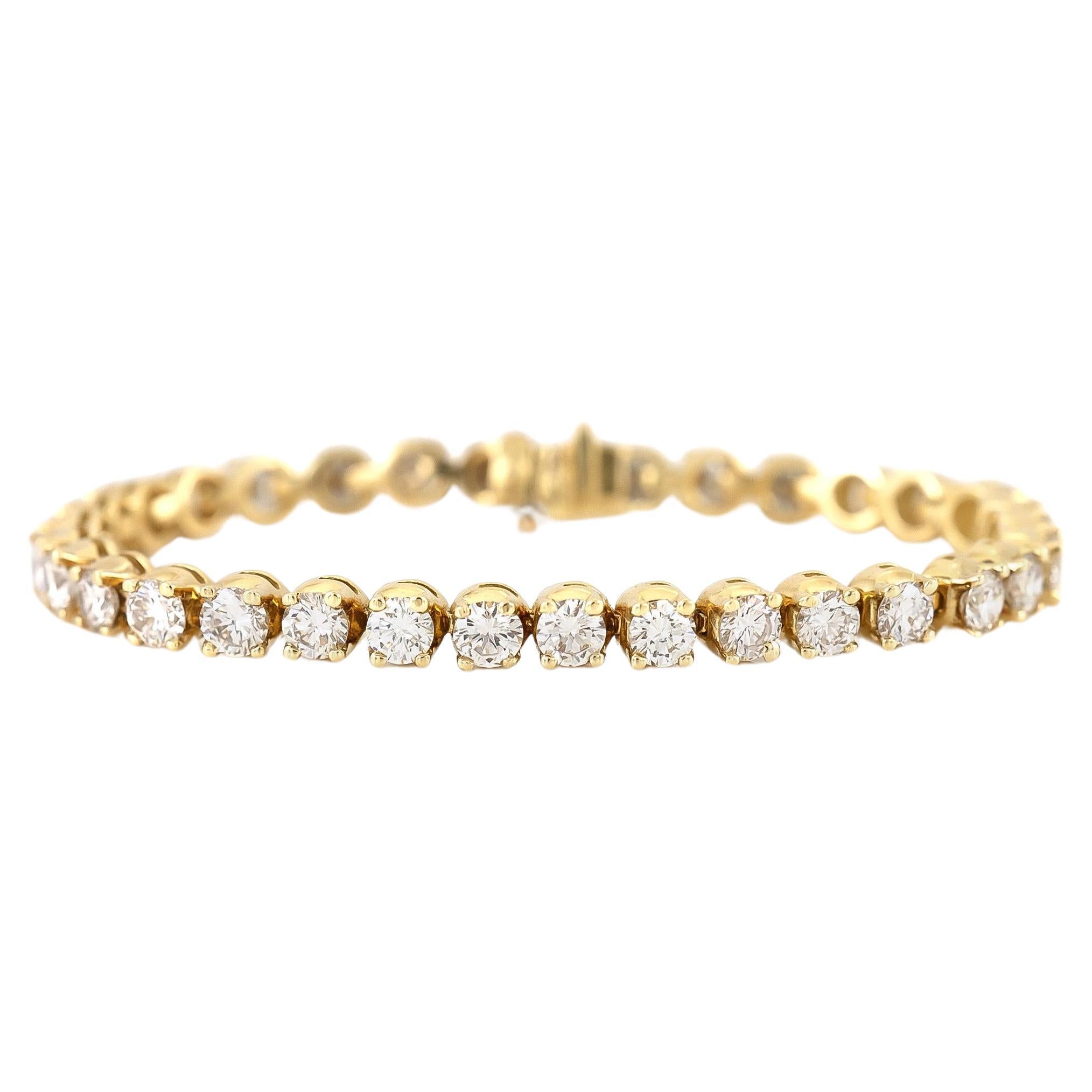 11.00 Karat Diamant-Tennisarmband