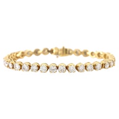 Bracelet tennis avec diamants de 11.00 carats