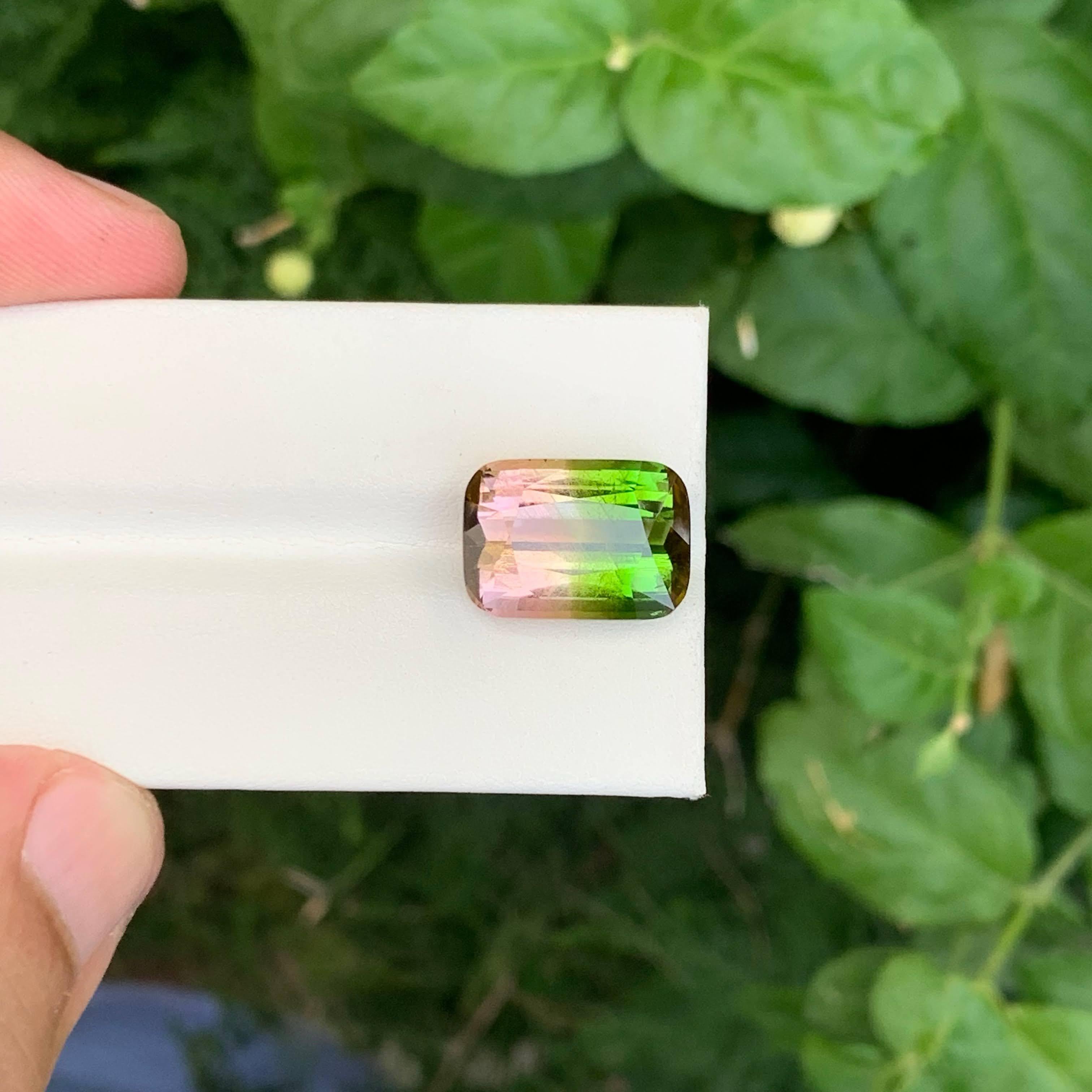 Weight 11.00 carat
Dimensions 15.8x11.2x7.7mm
Treatment None
Origin Afghan 
Clarity VVS 
Shape Cut cushion 
NA



This 11.00 Carat Natural Loose Bi Color Tourmaline is a breathtaking example of nature’s artistry, displaying a seamless blend of