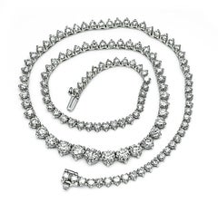 11.00ct Diamond Tennis Necklace