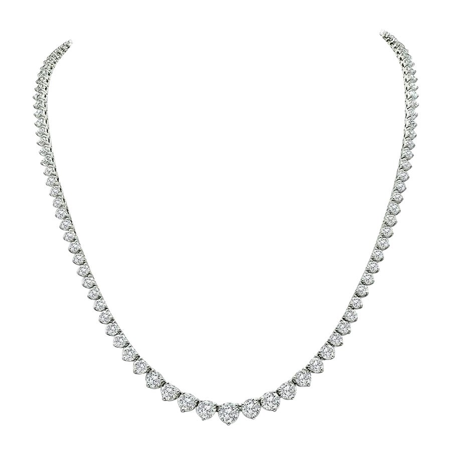 Collana Tennis con diamanti da 11,00ct