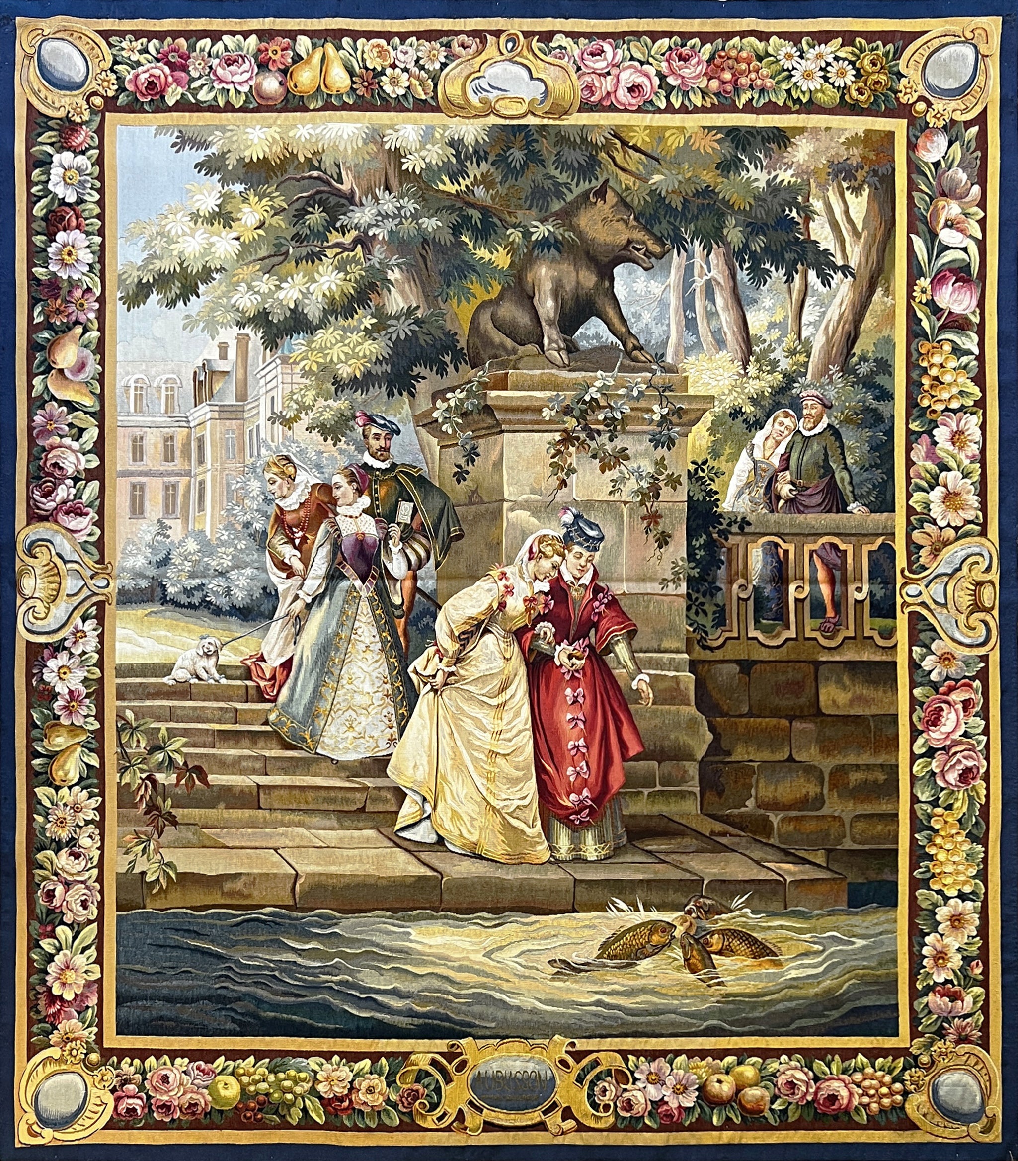 French Aubusson Tapestry 19th century - N° 1101 For Sale