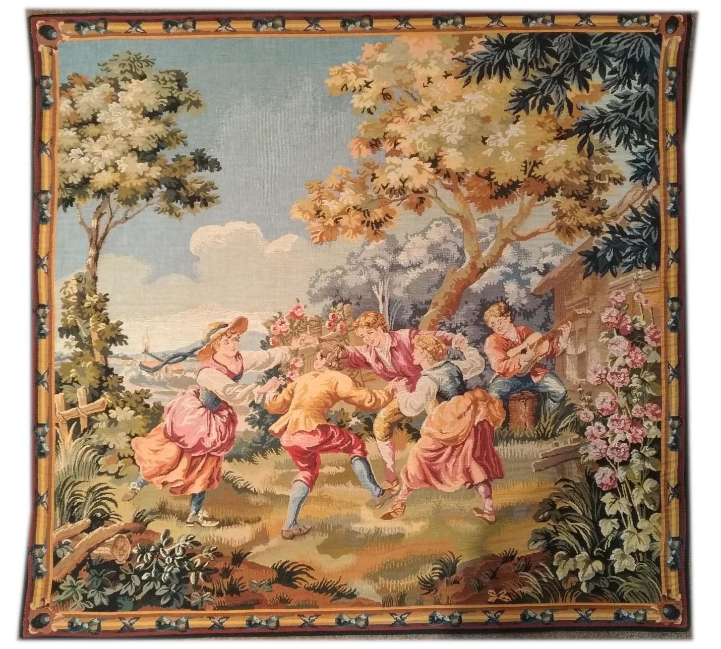 Wool 1102, French Mechanical Tapestry For Sale