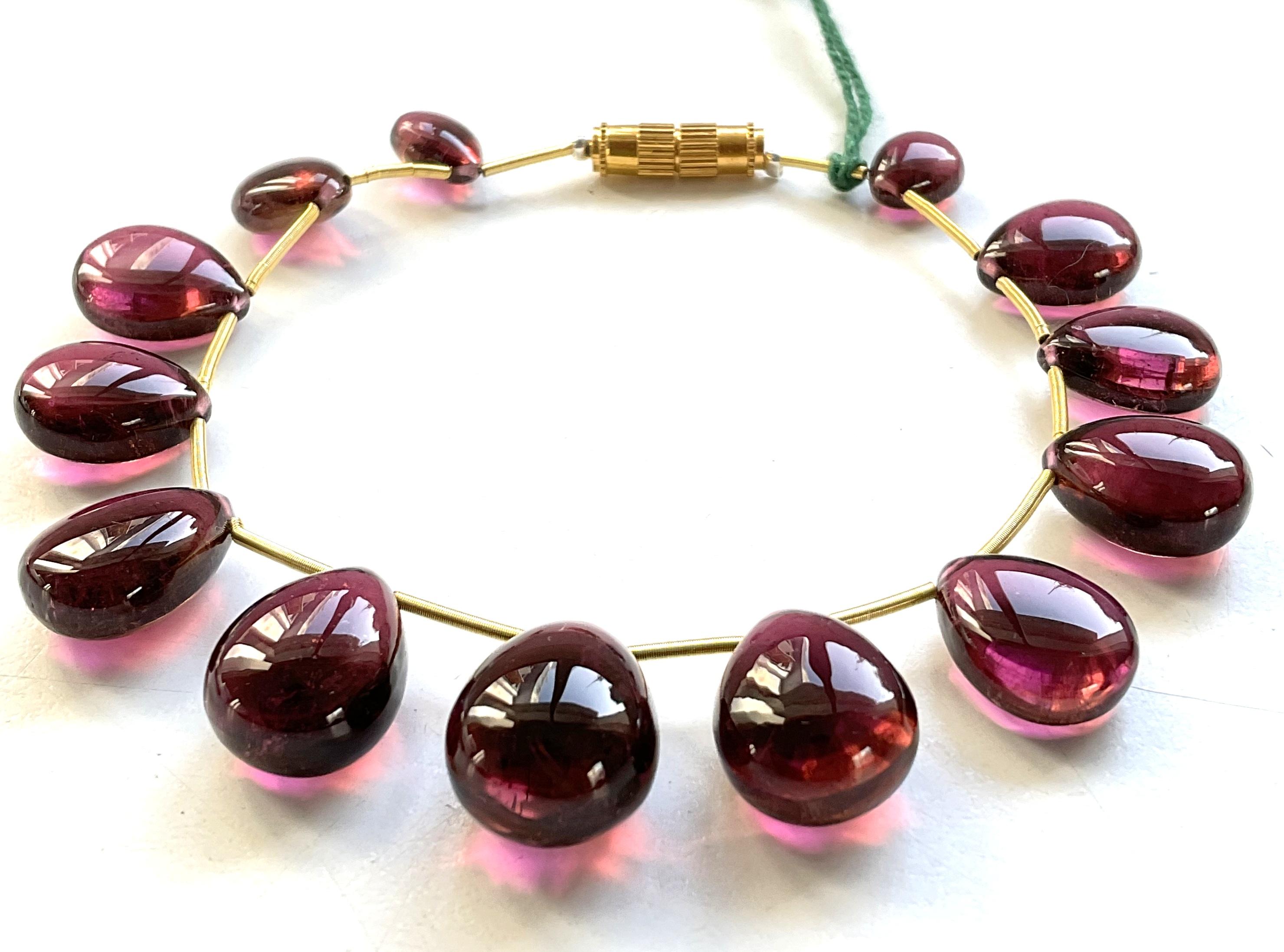 110.20 Carats Rubellite Layout Drops Top Quality For Fine Jewelry Natural Gem For Sale 1