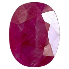 11,03 Karat birmanischer No-Heat-Rubin Natürlicher Oval-Schliff Stein für feinen Schmuck Juwelen