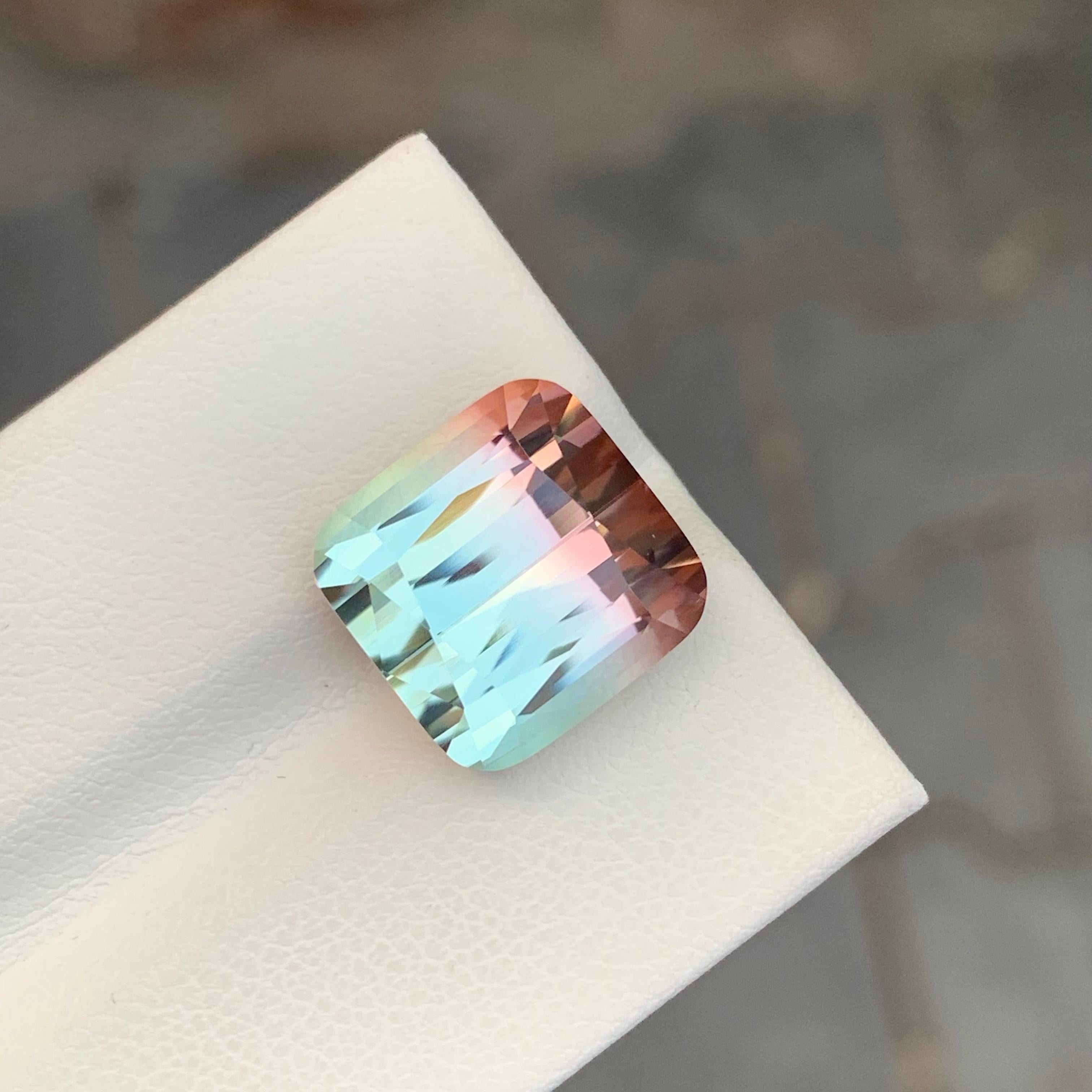 Tourmaline bicolore facettée

Poids : 11,05 carats
Dimension : 12,6 x 12,3 x 8,6 mm
Couleur : Vert menthe et rose pêche 
Origine : Afrique 
Certificat : Sur demande du client
Forme : Carré 


La tourmaline est une pierre précieuse captivante connue