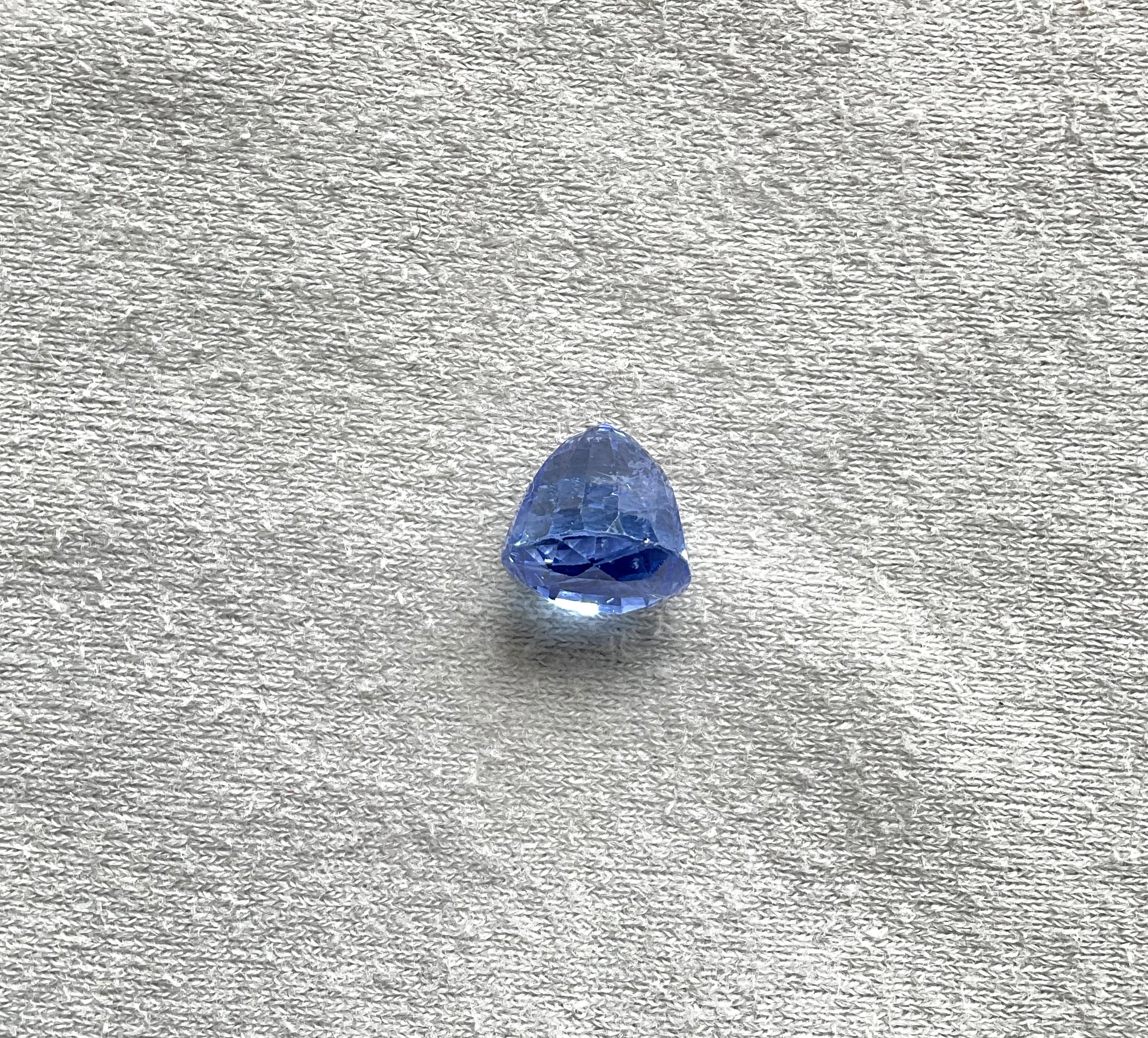 Women's or Men's 11.05 Cts Burmese Blue Sapphire No Heat Round 11mm cabochon for fine Jewelry Gem For Sale