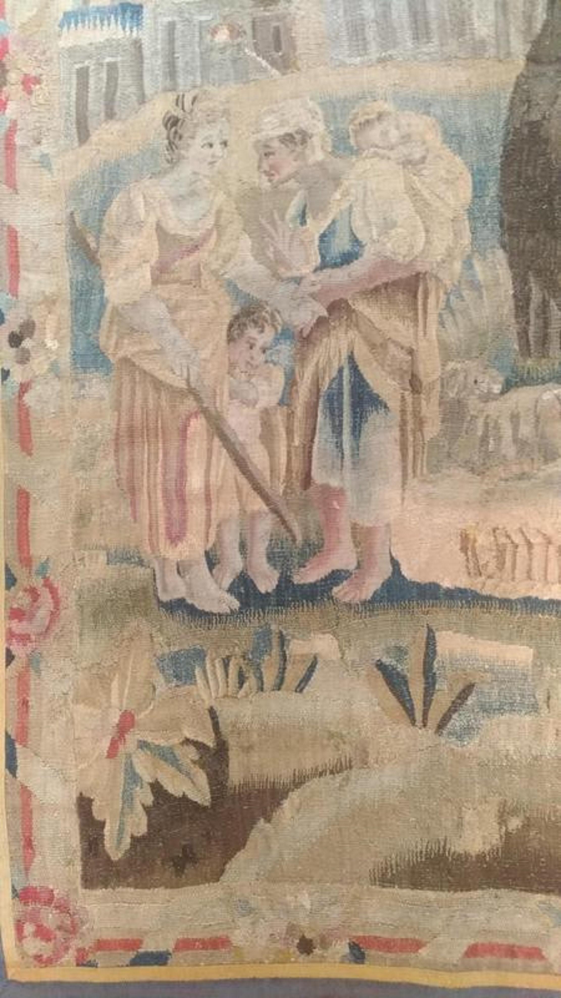 1106, 18th Century Aubusson Tapestry For Sale 4