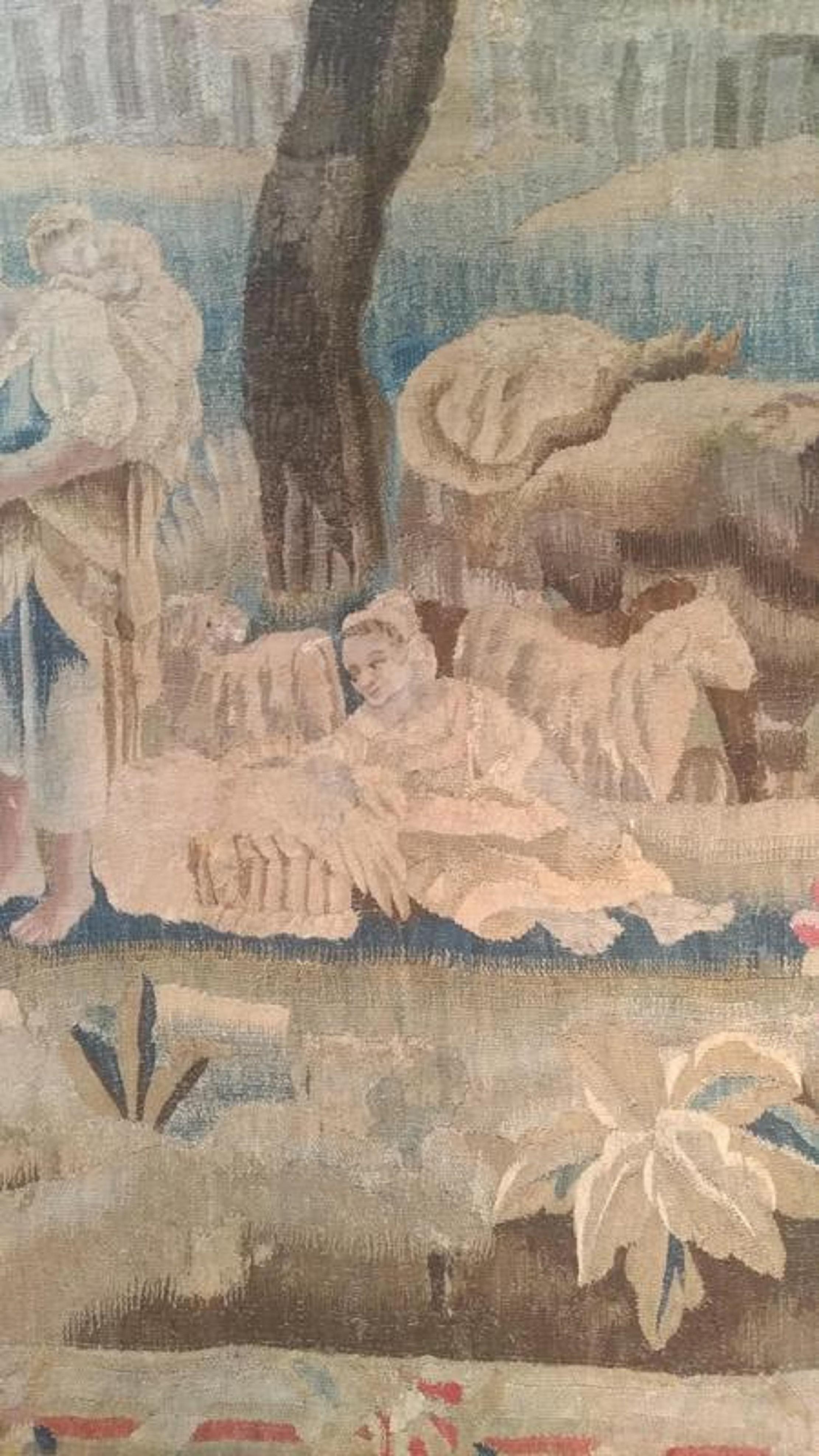 Late 18th Century 1106, 18th Century Aubusson Tapestry For Sale
