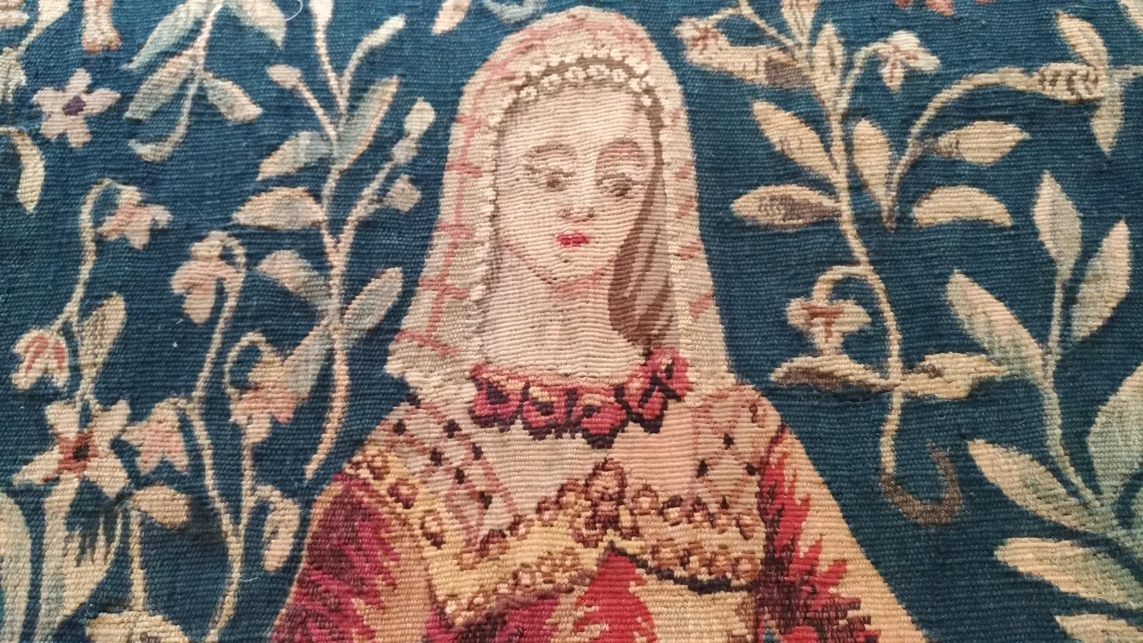 1107 - a very beautiful and historic 19th century tapestry woven at the Royal Aubusson factory.