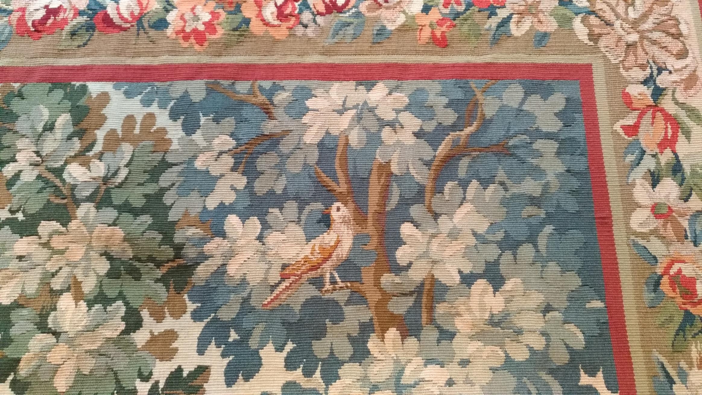 1108, Aubusson Tapestry Around 1960 For Sale 3