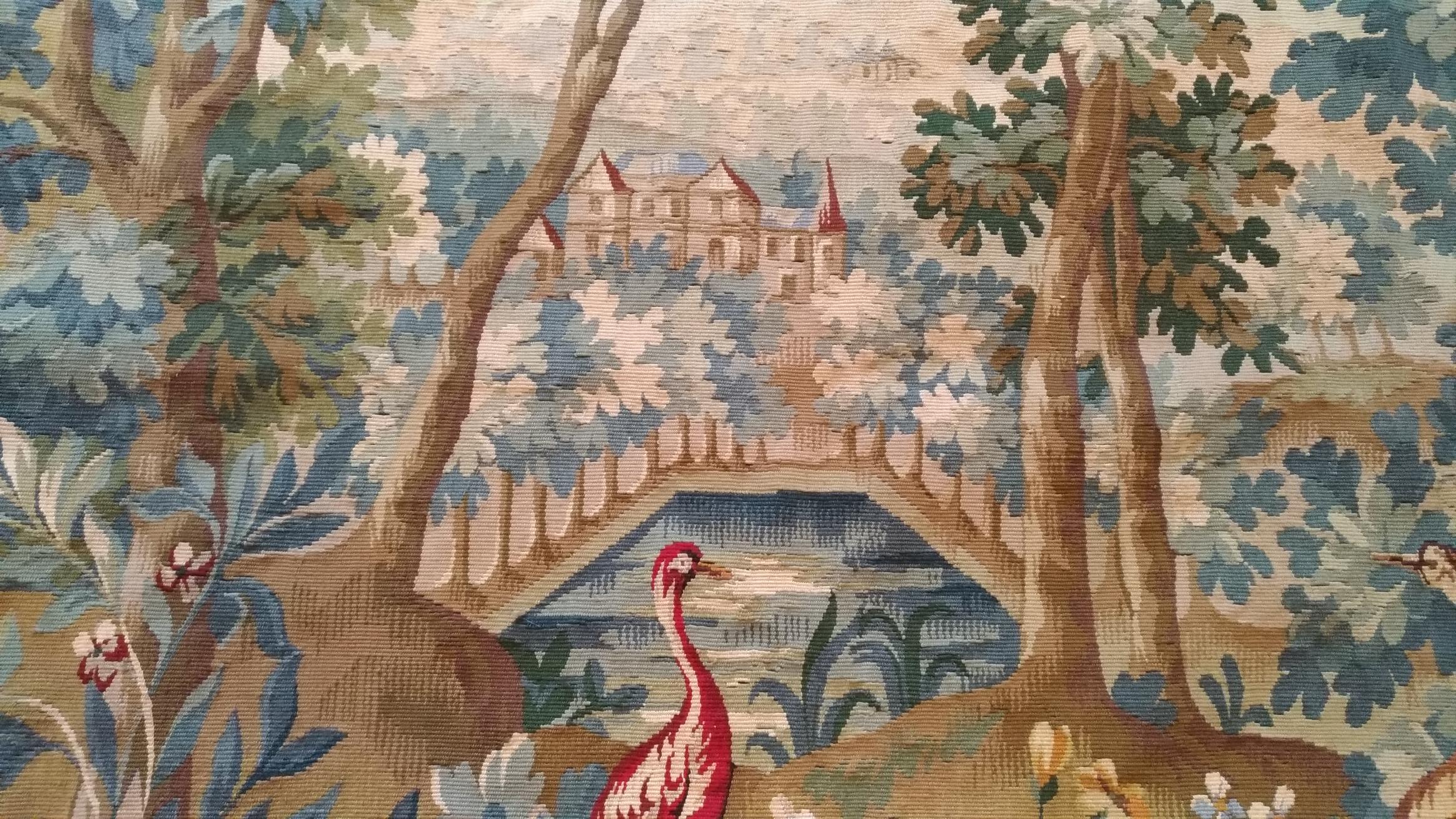 1108, Aubusson Tapestry Around 1960 For Sale 4