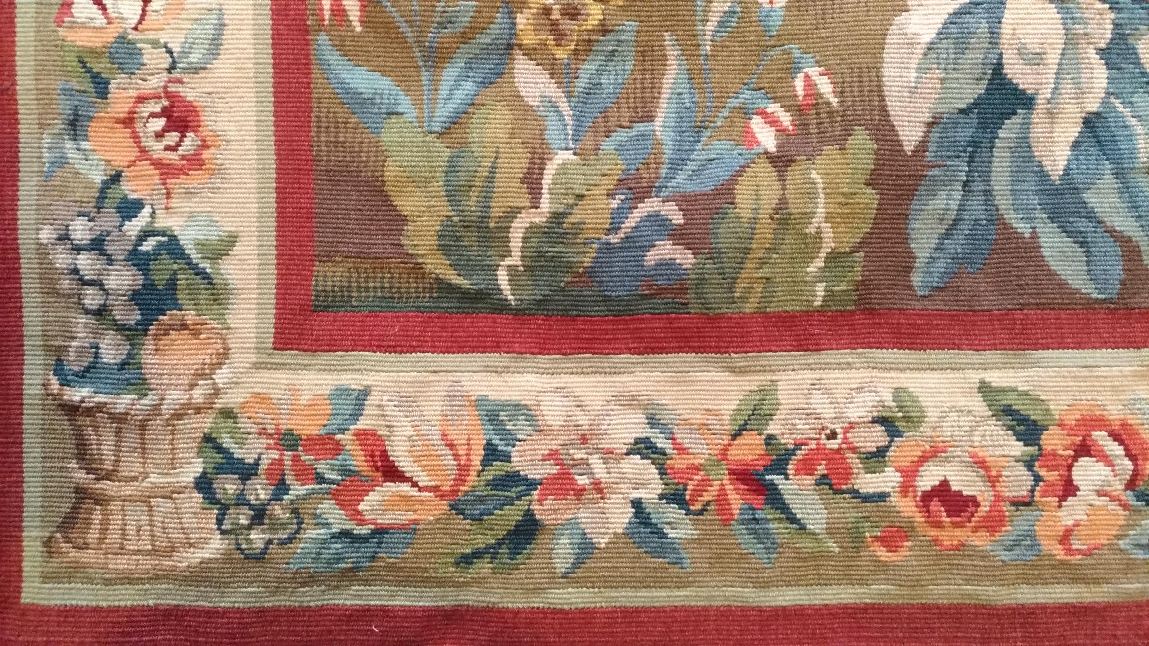 French 1108, Aubusson Tapestry Around 1960 For Sale