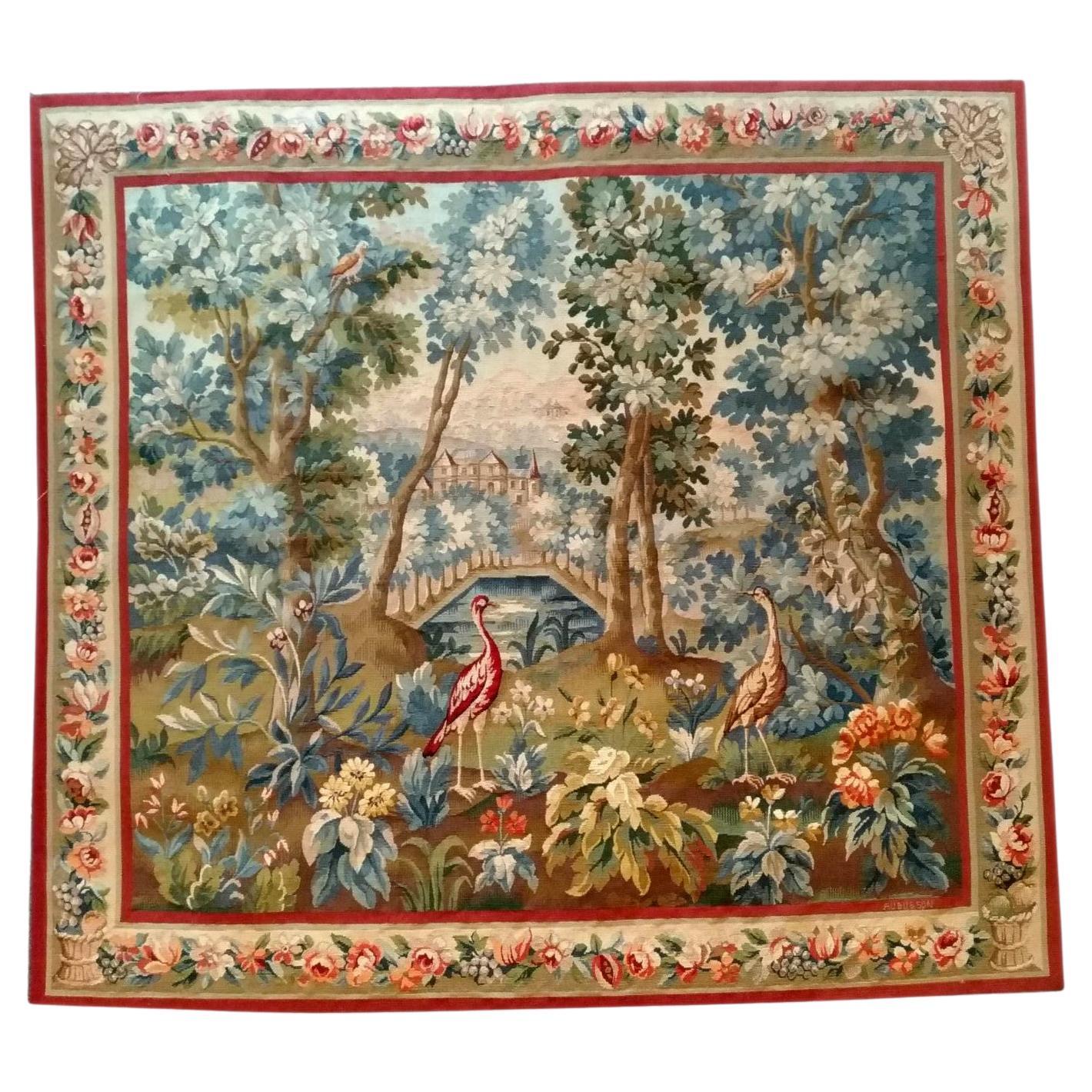 1108, Aubusson Tapestry Around 1960 For Sale